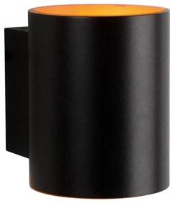 Applique SQUALLA TUBA 1xG9/50W/230V nero/oro
