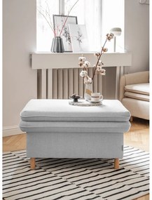 Poggiapiedi grigio chiaro Simon - Miuform