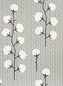 Tapete Sweet Cotton von Majvillan - Soft Grey/ Black