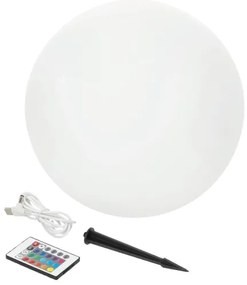 Lampada solare LED RGB dimmerabile LED/5W/3,7V 3000K IP54 d. 40 cm