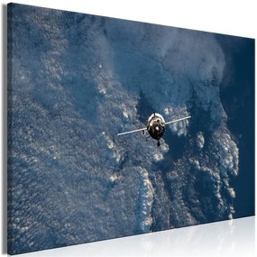 Quadro Blue Planet (1 Part) Vertical  Colore Grigio, Dimensioni e Misure 120x80