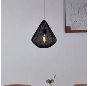 Eglo 43994 - Lampadario a sospensione con filo 1xE27/40W/230V diametro 33,5 cm nero