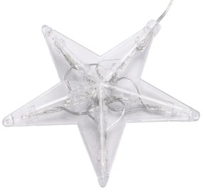 Aigostar - Catena luminosa natalizia LED da esterno 70xLED/230V 1,2x1m IP44 bianco caldo con stelle