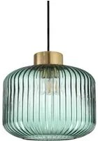 Lampada a sospensione verde D 240 x H min 435 - max 2185 mm