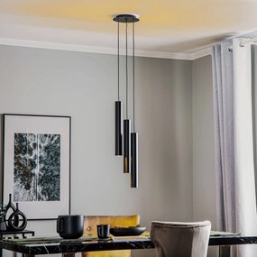 Nowodvorski Lighting Lampada a sospensione Eye L, nera, 3 luci