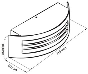 Lampada da esterno SITOM 1xE27/14W/230V