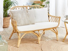 Set da giardino 4 posti in rattan naturale SIBARI Beliani