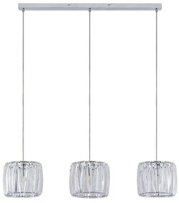 Lindby - Sofia Lampada a Sospensione Transparent/Chrome Lindby