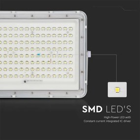 LED Proiettore solare da esterno LED/20W/3,2V 6400K bianco + +TC