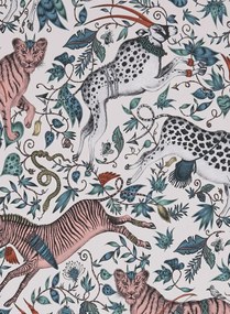 Clarke & Clarke Carta da parati Protea - Pink