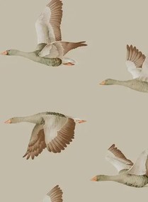 Sanderson Carta da parati Elysian Geese - Briarwood