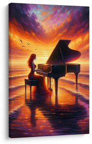 Quadro su tela – Sogni di pianoforte