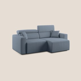 Orwell divano con seduta estraibile in microfibra smacchiabile T11 carta da zucchero 215 cm