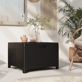 Baule Da Giardino 60x54x41 Cm İn Rattan Pp Grafite /