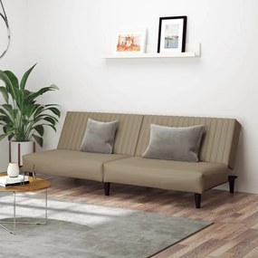 Divano Letto A 2 Posti Cappuccino İn Similpelle /