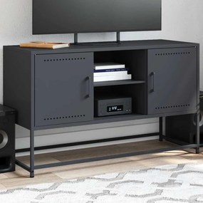 Mobile Tv Antracite 100,5x39x60,5 Cm İn Acciaio /