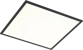 Pannello LED nero quadrato con LED dimmerabile a 3 livelli - Reeves