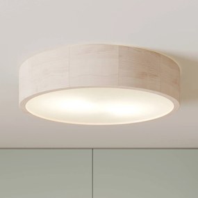 Plafoniera soffitto Kerio Envostar, dimmerabile, Bianco / Opale, Soggiorno / Sala da pranzo, Legno, Moderno, Plafoniera