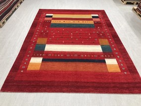 Loribaft Tappeto persiano 410x310 Rosso (Iran) Annodato A Mano