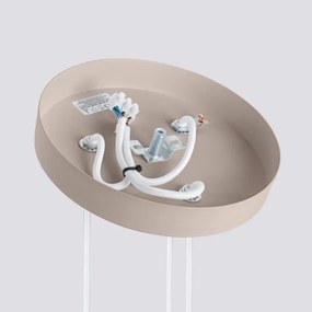 Brilagi - Lampadario a sospensione con filo CRESTO 3xGU10/10W/230V taupe