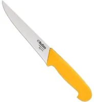 Coltello per Scannare Lama 18 cm Bufalo Scanno Costa Dritta S95/18 Manico Giallo