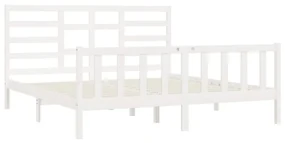 Giroletto bianco in legno massello di pino 200x200 cm