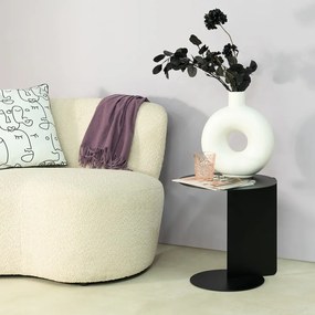 Tavolino rotondo in metallo ø 40 cm Salsa – Spinder Design