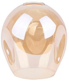 Lampada a sospensione nera con paralume in vetro 14x70 cm Aspa - Candellux Lighting