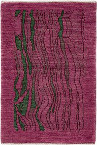 Loribaft Tappeto persiano 60 x 100 Rosso (Iran) Annodato A Mano
