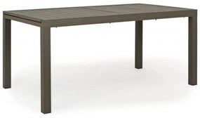 Tavolo per esterno allungabile in alluminio Caffè HILDE YK14 160-240x90x h75 cm