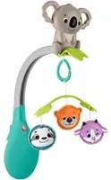 Fisher-Price Giostrina Gioco e Relax 3-in-1 Include un Tenero Koala 3 Giocattoli