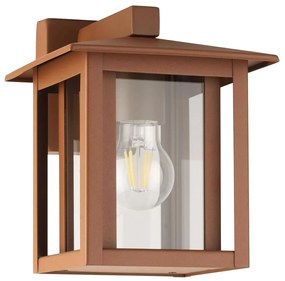 Applique Corten Mattone E27 IP54 per Esterni - Serie PILLAR