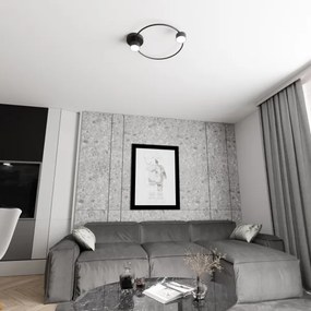 Plafoniera LUCIO 2xGX53/12W/230V nero