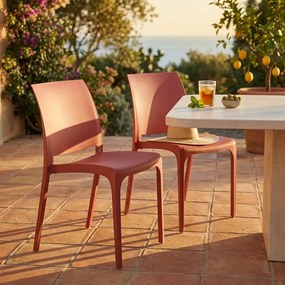 VOLGA - sedia da giardino in plastica