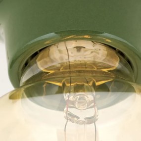 Orion - Plafoniera FROST 1xE27/60W/230V verde