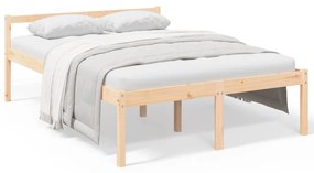 Letto per anziani 120x190 cm small double in legno di pino