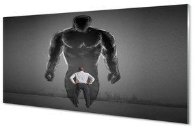 Quadro acrilico Muscoli dell'uomo 100x50 cm