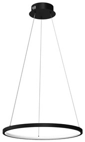 Lampadario LED a sospensione con filo HOOP LED/27W/230V diametro 50 cm 4000K nero