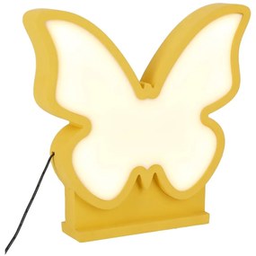 Lampada per bambini gialla Butterfly - Candellux Lighting