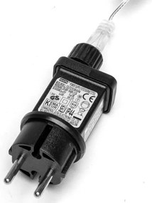 Aigostar - Catena LED natalizia da esterno 50xLED/8 funzioni 8m IP44 bianco caldo