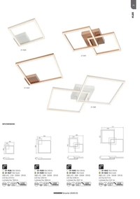 Redo 01-1638 - Plafoniera LED dimmerabile KLEE LED/30W/230V 45x45 cm bianca