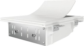 Applique Rettangolare da Incasso 2xE14 in Gesso Pitturabile