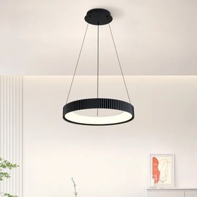 Brilagi - Lampadario LED dimmerabile a cavo FALCON MODERN LED/30W/230V 40 cm nero + telecomando