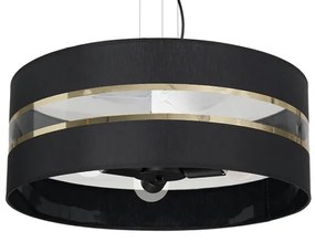 Lampadario su filo ULTIMO 3xE27/60W/230V nero