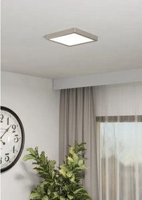 Eglo 901383-LED RGBW dimmerabile plafoniera da bagno FUEVA-Z LED/10,5W/230V 22x22cm IP44 cromo