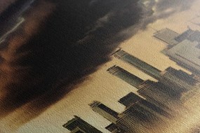 Stampa su tela – Nuvole sopra la città