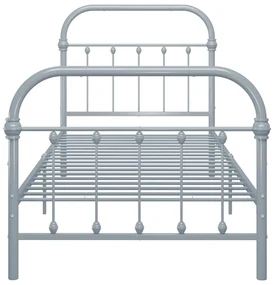 Giroletto grigio in metallo 100x200 cm