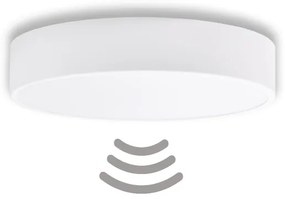 Brilagi - Plafoniera con sensore CLARE 3xE27/24W/230V diametro 40 cm bianco