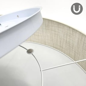 Brilagi - Plafoniera LED SIRIJA 4xE27/60W/230V diam. 60 cm crema