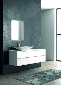 Mobile bagno 150cm con 4 cassetti e doppio lavabo KSPR-150D - KAMALU